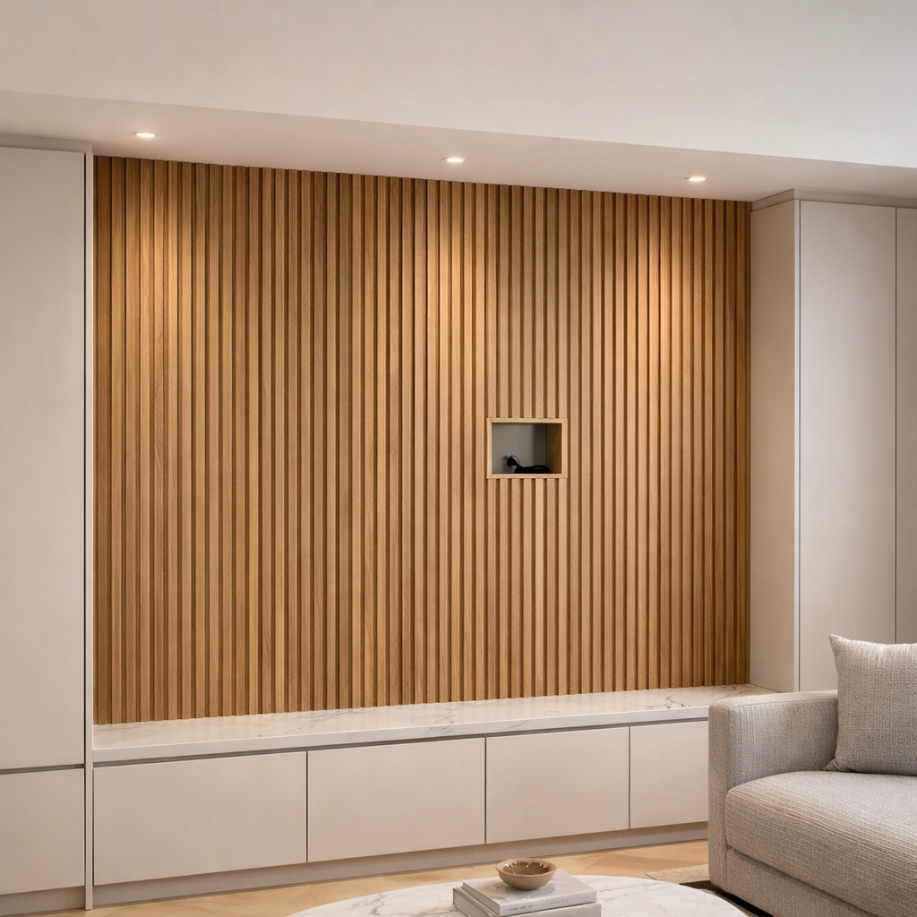 Slatted Wood Panel